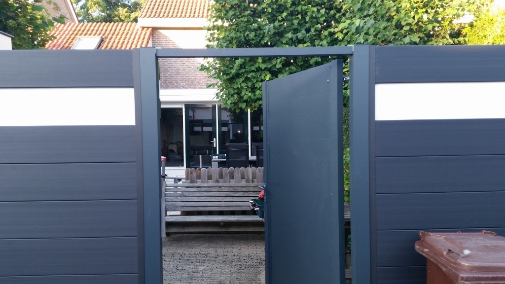 Tuinpoorten Aluminium Hout